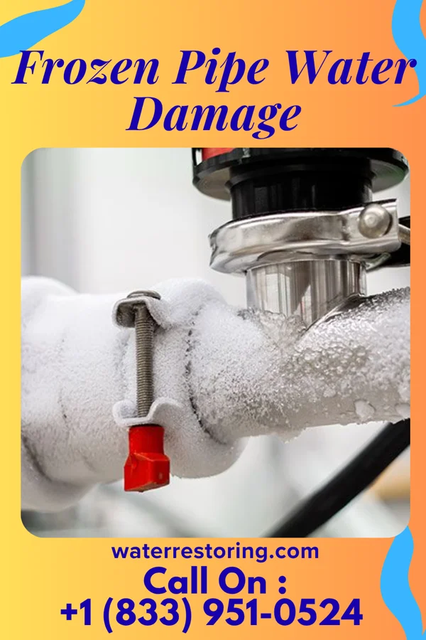 Frozen Pipe Water Damage in Yosemite Lakes, CA